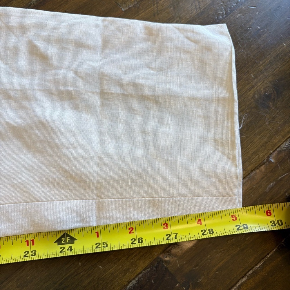 Vintage Designer Trousers Pants Linen Silk Badgley Mischka Cream Dead Stock 6 - Picture 8 of 14
